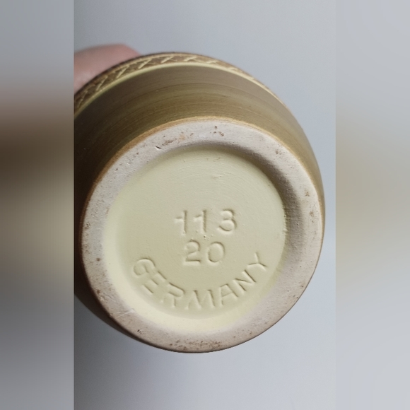 Vintage Keramik Incised Vase 113-20 West Germany Art Pottery - Picture 4 of 5